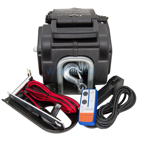 portable electric winch with remote